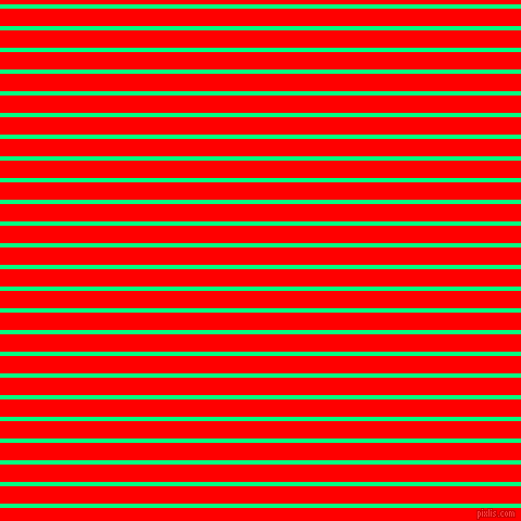 horizontal lines stripes, 4 pixel line width, 16 pixel line spacing, Spring Green and Red horizontal lines and stripes seamless tileable