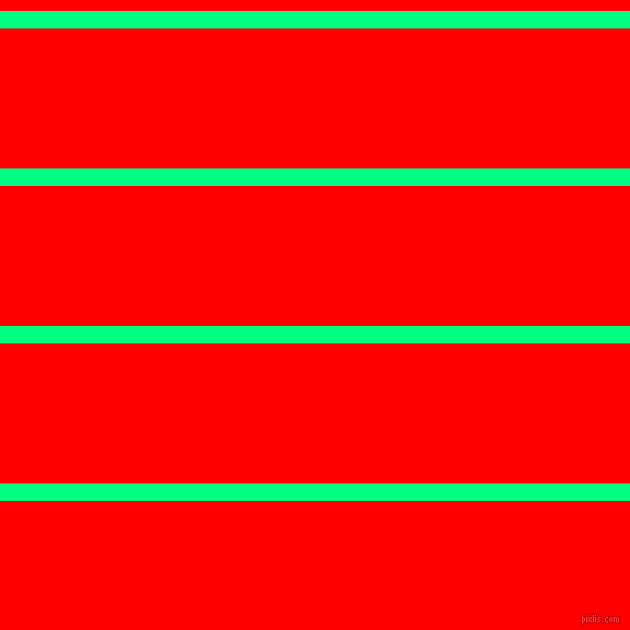 horizontal lines stripes, 16 pixel line width, 128 pixel line spacing, Spring Green and Red horizontal lines and stripes seamless tileable