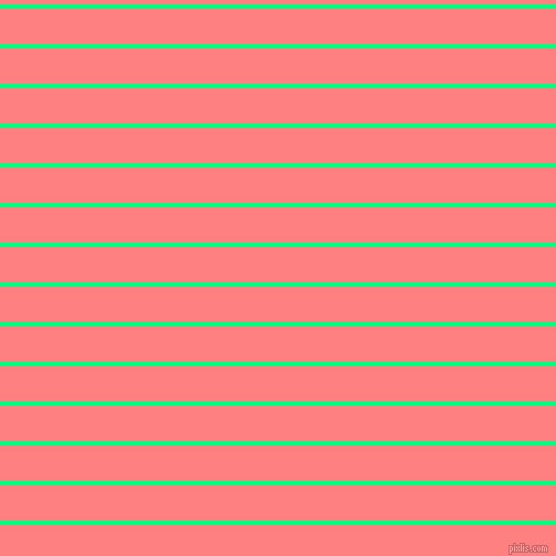 horizontal lines stripes, 4 pixel line width, 32 pixel line spacing, Spring Green and Salmon horizontal lines and stripes seamless tileable