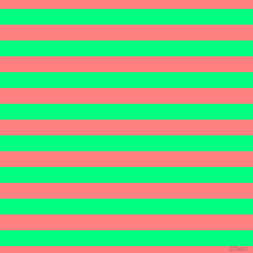 horizontal lines stripes, 32 pixel line width, 32 pixel line spacing, Spring Green and Salmon horizontal lines and stripes seamless tileable