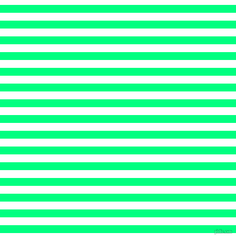 horizontal lines stripes, 16 pixel line width, 16 pixel line spacing, Spring Green and White horizontal lines and stripes seamless tileable