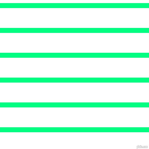 horizontal lines stripes, 16 pixel line width, 64 pixel line spacing, Spring Green and White horizontal lines and stripes seamless tileable