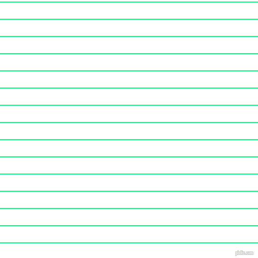 horizontal lines stripes, 2 pixel line width, 32 pixel line spacing, Spring Green and White horizontal lines and stripes seamless tileable