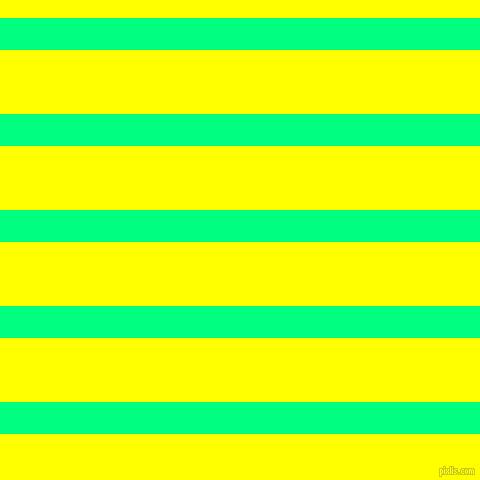 horizontal lines stripes, 32 pixel line width, 64 pixel line spacing, Spring Green and Yellow horizontal lines and stripes seamless tileable