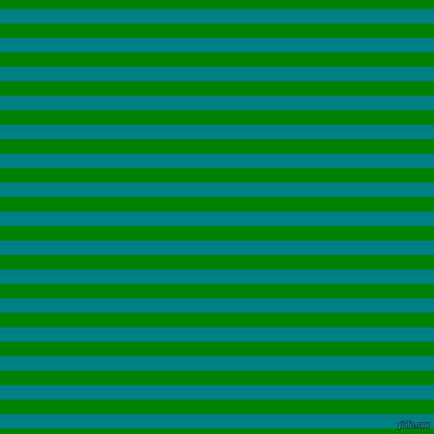 horizontal lines stripes, 16 pixel line width, 16 pixel line spacing, Teal and Green horizontal lines and stripes seamless tileable