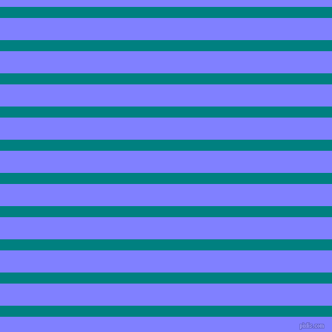 horizontal lines stripes, 16 pixel line width, 32 pixel line spacing, Teal and Light Slate Blue horizontal lines and stripes seamless tileable