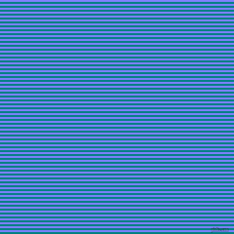 horizontal lines stripes, 4 pixel line width, 4 pixel line spacing, Teal and Light Slate Blue horizontal lines and stripes seamless tileable