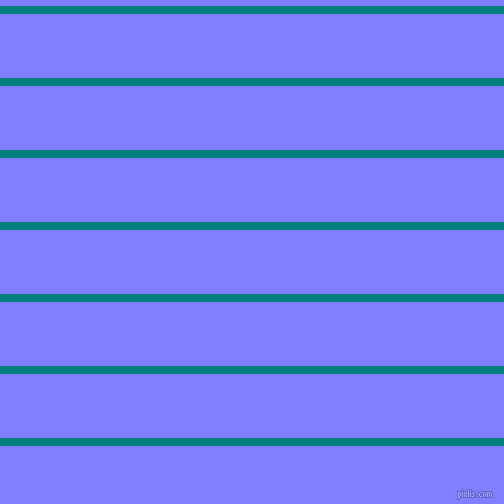 horizontal lines stripes, 8 pixel line width, 64 pixel line spacing, Teal and Light Slate Blue horizontal lines and stripes seamless tileable