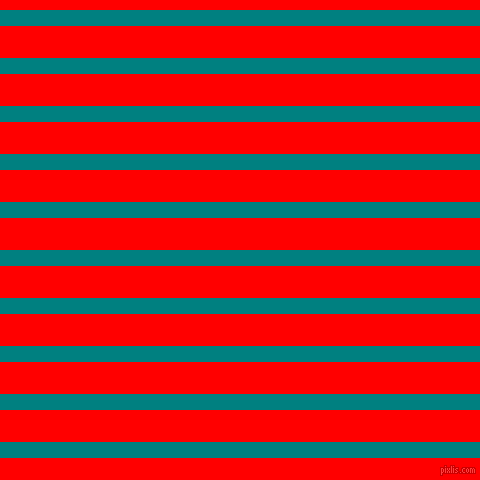 horizontal lines stripes, 16 pixel line width, 32 pixel line spacing, Teal and Red horizontal lines and stripes seamless tileable