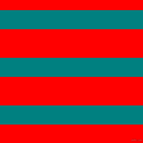 horizontal lines stripes, 64 pixel line width, 96 pixel line spacing, Teal and Red horizontal lines and stripes seamless tileable