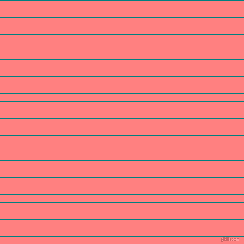 horizontal lines stripes, 1 pixel line width, 16 pixel line spacing, Teal and Salmon horizontal lines and stripes seamless tileable