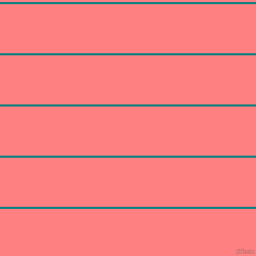 horizontal lines stripes, 4 pixel line width, 96 pixel line spacing, Teal and Salmon horizontal lines and stripes seamless tileable