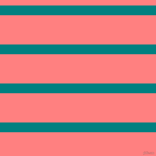 horizontal lines stripes, 32 pixel line width, 96 pixel line spacing, Teal and Salmon horizontal lines and stripes seamless tileable