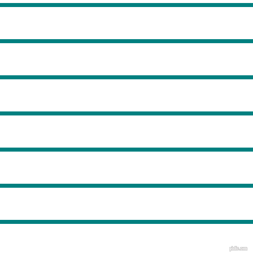 horizontal lines stripes, 8 pixel line width, 64 pixel line spacing, Teal and White horizontal lines and stripes seamless tileable