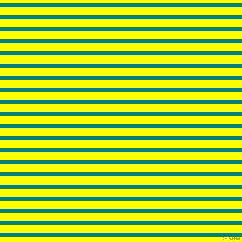 horizontal lines stripes, 8 pixel line width, 16 pixel line spacing, Teal and Yellow horizontal lines and stripes seamless tileable