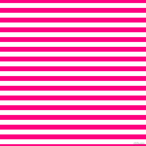 horizontal lines stripes, 16 pixel line width, 16 pixel line spacing, White and Deep Pink horizontal lines and stripes seamless tileable