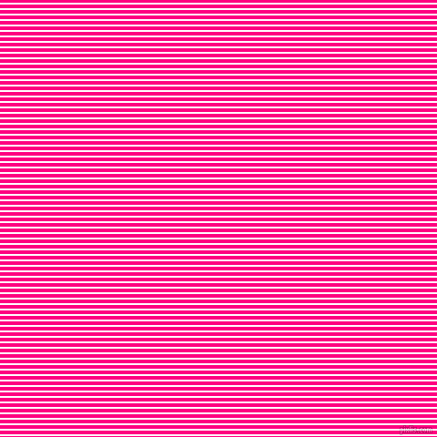 horizontal lines stripes, 2 pixel line width, 4 pixel line spacing, White and Deep Pink horizontal lines and stripes seamless tileable