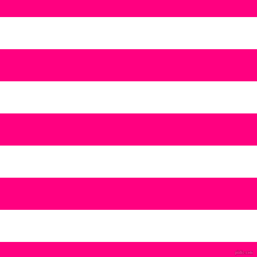 horizontal lines stripes, 64 pixel line width, 64 pixel line spacing, White and Deep Pink horizontal lines and stripes seamless tileable