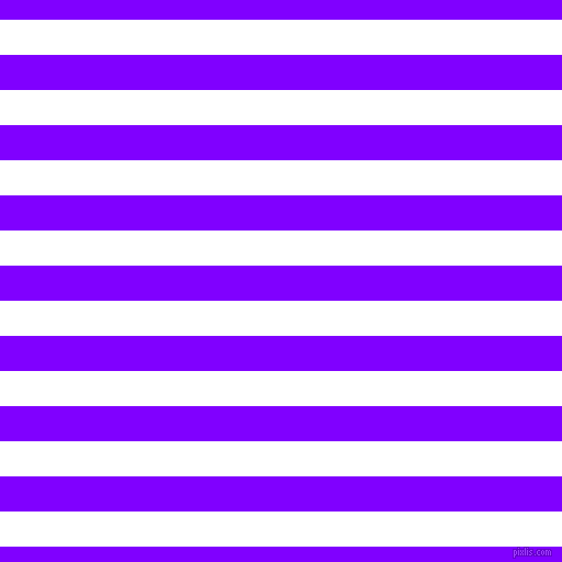 horizontal lines stripes, 32 pixel line width, 32 pixel line spacing, White and Electric Indigo horizontal lines and stripes seamless tileable