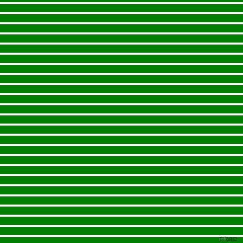 horizontal lines stripes, 4 pixel line width, 16 pixel line spacing, White and Green horizontal lines and stripes seamless tileable