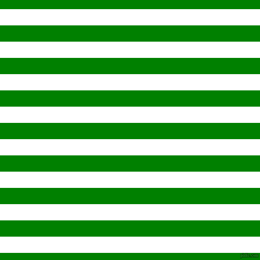 horizontal lines stripes, 32 pixel line width, 32 pixel line spacing, White and Green horizontal lines and stripes seamless tileable
