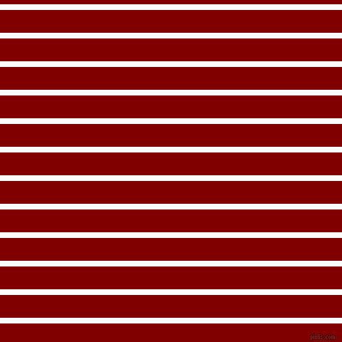 horizontal lines stripes, 8 pixel line width, 32 pixel line spacing, White and Maroon horizontal lines and stripes seamless tileable