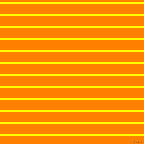 horizontal lines stripes, 8 pixel line width, 32 pixel line spacing, Yellow and Dark Orange horizontal lines and stripes seamless tileable