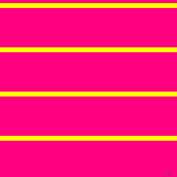 horizontal lines stripes, 16 pixel line width, 128 pixel line spacing, Yellow and Deep Pink horizontal lines and stripes seamless tileable