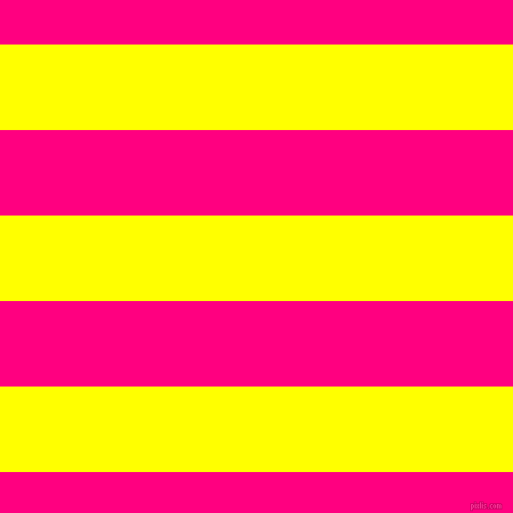 horizontal lines stripes, 96 pixel line width, 96 pixel line spacing, Yellow and Deep Pink horizontal lines and stripes seamless tileable
