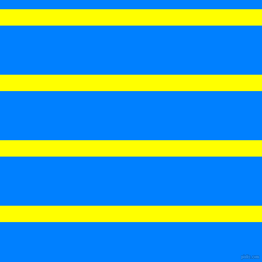 horizontal lines stripes, 32 pixel line width, 96 pixel line spacing, Yellow and Dodger Blue horizontal lines and stripes seamless tileable