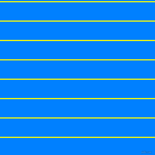 horizontal lines stripes, 4 pixel line width, 64 pixel line spacing, Yellow and Dodger Blue horizontal lines and stripes seamless tileable