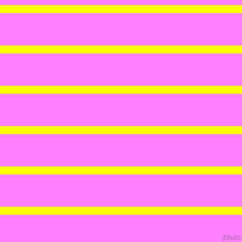horizontal lines stripes, 16 pixel line width, 64 pixel line spacing, Yellow and Fuchsia Pink horizontal lines and stripes seamless tileable