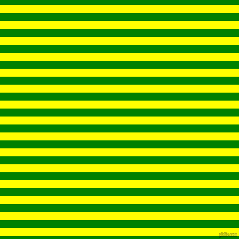 horizontal lines stripes, 16 pixel line width, 16 pixel line spacing, Yellow and Green horizontal lines and stripes seamless tileable