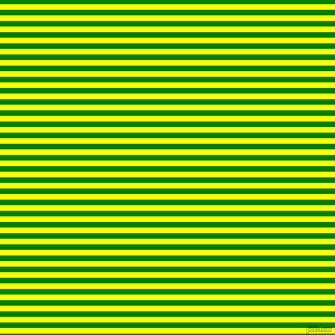 horizontal lines stripes, 8 pixel line width, 8 pixel line spacing, Yellow and Green horizontal lines and stripes seamless tileable