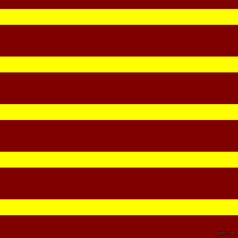 horizontal lines stripes, 32 pixel line width, 64 pixel line spacing, Yellow and Maroon horizontal lines and stripes seamless tileable