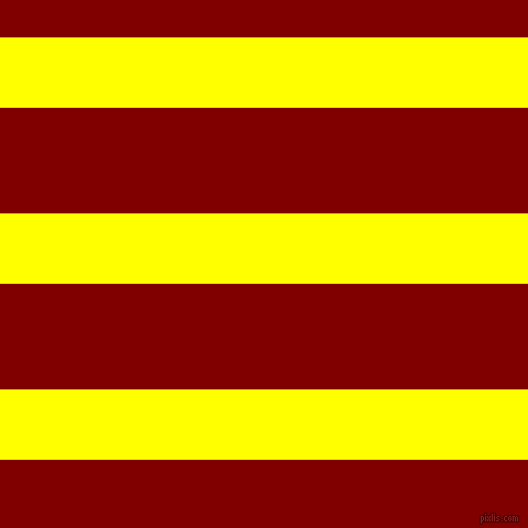 horizontal lines stripes, 64 pixel line width, 96 pixel line spacing, Yellow and Maroon horizontal lines and stripes seamless tileable