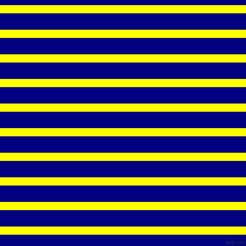 horizontal lines stripes, 16 pixel line width, 32 pixel line spacing, Yellow and Navy horizontal lines and stripes seamless tileable