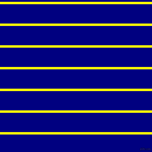 horizontal lines stripes, 8 pixel line width, 64 pixel line spacing, Yellow and Navy horizontal lines and stripes seamless tileable