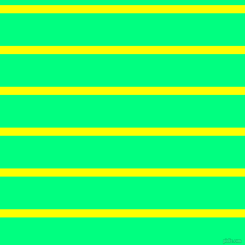 horizontal lines stripes, 16 pixel line width, 64 pixel line spacing, Yellow and Spring Green horizontal lines and stripes seamless tileable