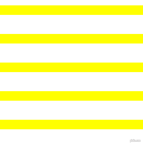 horizontal lines stripes, 32 pixel line width, 64 pixel line spacing, Yellow and White horizontal lines and stripes seamless tileable