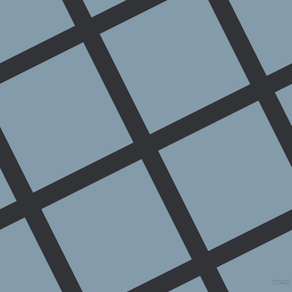 27/117 degree angle diagonal checkered chequered lines, 37 pixel lines width, 226 pixel square size, plaid checkered seamless tileable