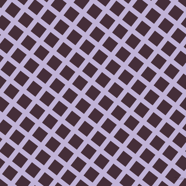 52/142 degree angle diagonal checkered chequered lines, 16 pixel lines width, 38 pixel square size, plaid checkered seamless tileable