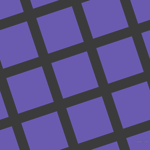 18/108 degree angle diagonal checkered chequered lines, 32 pixel lines width, 122 pixel square size, plaid checkered seamless tileable