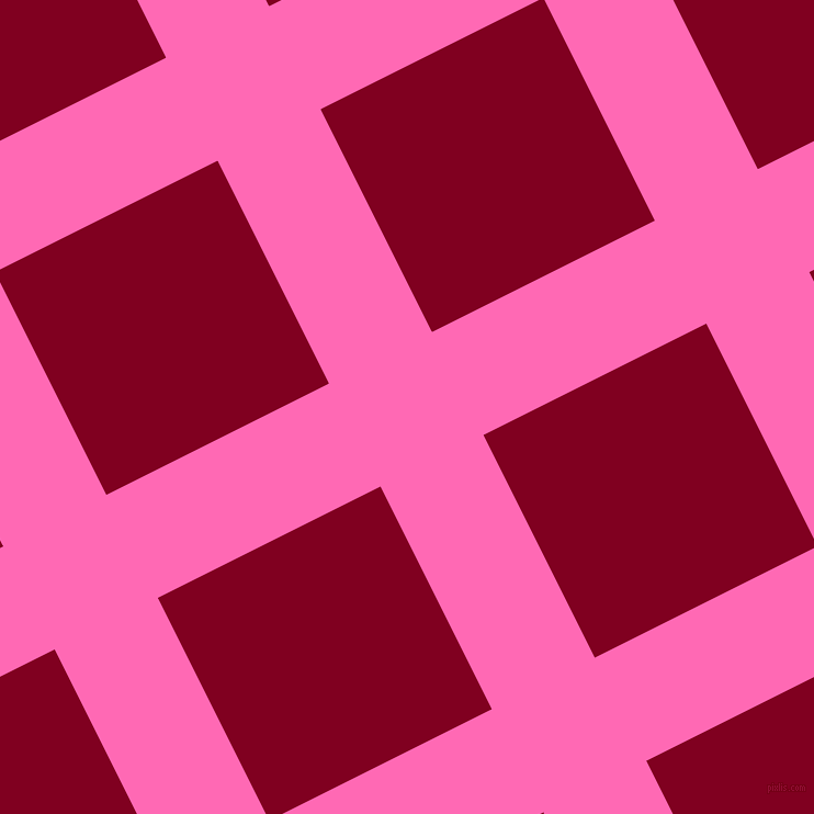 27/117 degree angle diagonal checkered chequered lines, 105 pixel lines width, 227 pixel square size, plaid checkered seamless tileable