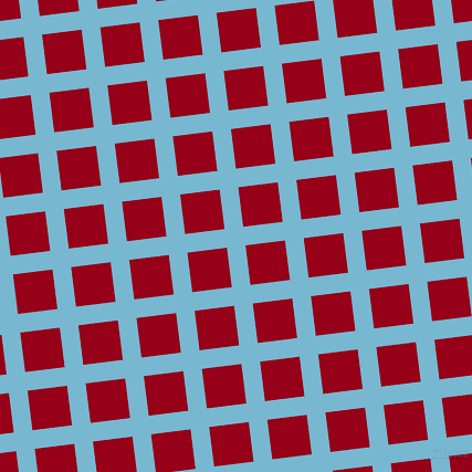 7/97 degree angle diagonal checkered chequered lines, 17 pixel lines width, 36 pixel square size, plaid checkered seamless tileable