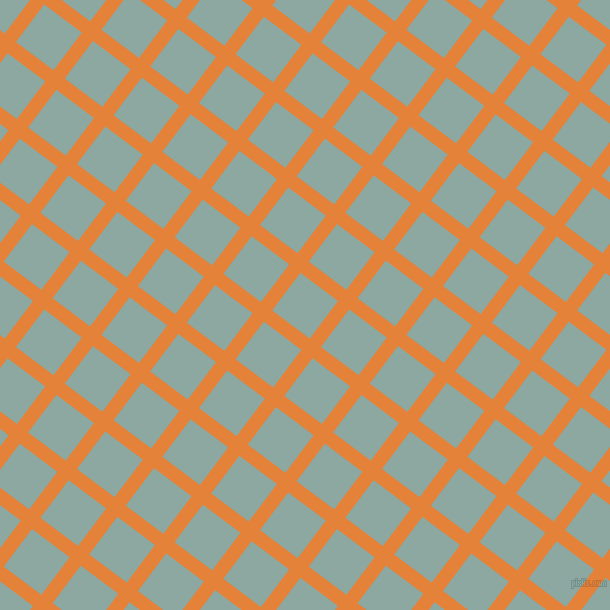 53/143 degree angle diagonal checkered chequered lines, 14 pixel lines width, 47 pixel square size, plaid checkered seamless tileable