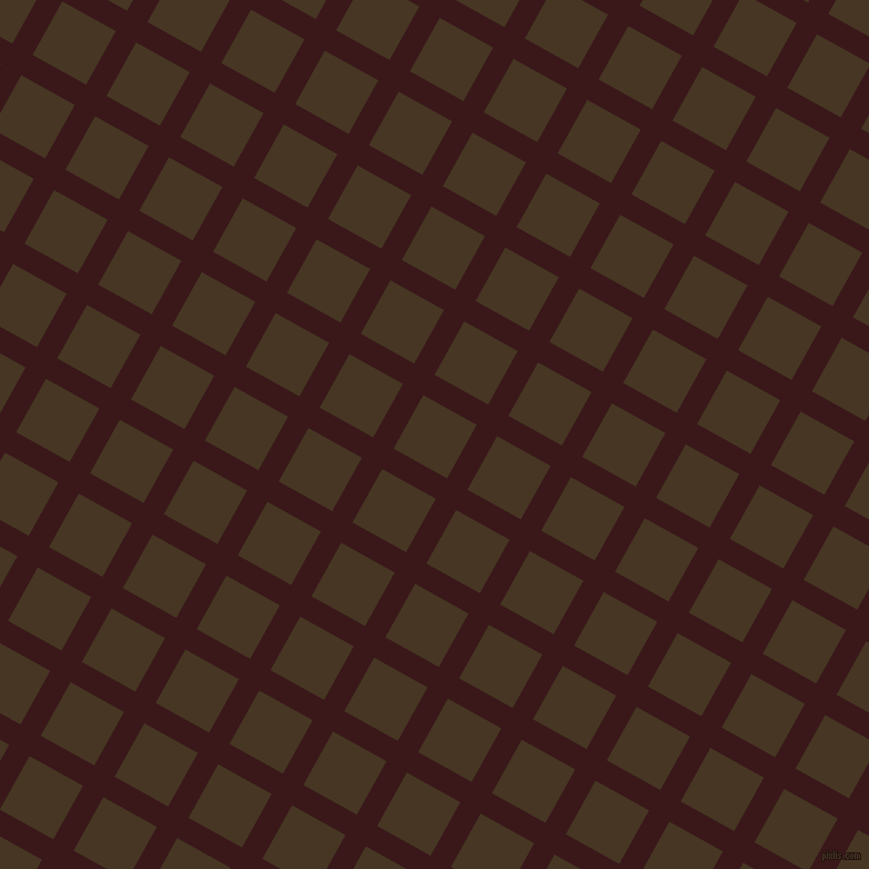 61/151 degree angle diagonal checkered chequered lines, 21 pixel line width, 55 pixel square size, plaid checkered seamless tileable