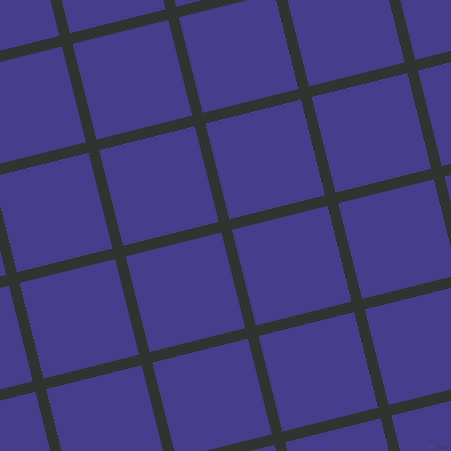14/104 degree angle diagonal checkered chequered lines, 22 pixel lines width, 197 pixel square size, plaid checkered seamless tileable