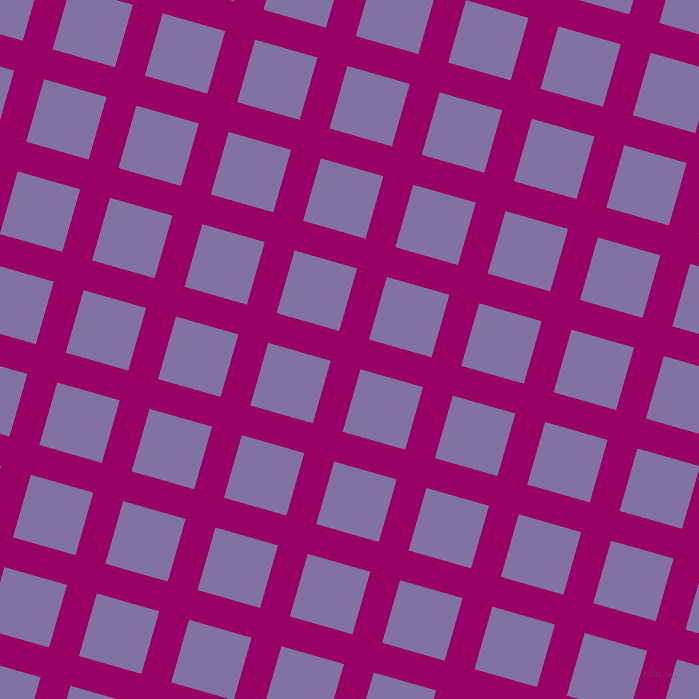 74/164 degree angle diagonal checkered chequered lines, 31 pixel lines width, 65 pixel square size, plaid checkered seamless tileable