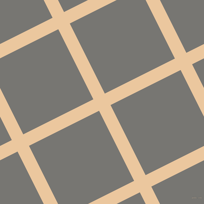 27/117 degree angle diagonal checkered chequered lines, 45 pixel lines width, 275 pixel square size, plaid checkered seamless tileable